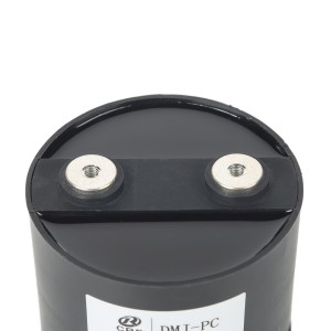 Silindrical Plastic Shell Power Film Capacitor pẹlu High Foliteji