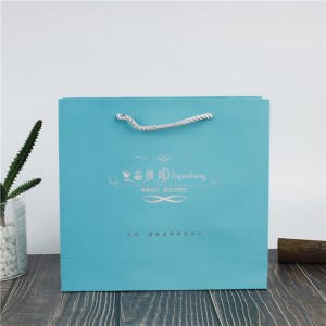 2023 Fashion Paper Shopping Bag aksepterer tilpasset med logo