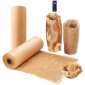 Creatrust Cheap Custom Honeycomb Paper Roll Bakeng sa Veine kapa Gift Packing