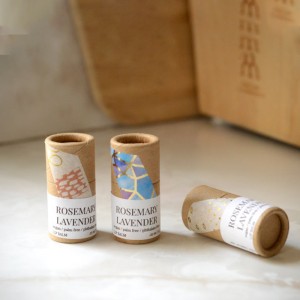 Tub personalitzat professional per embalatge de te o vi amb paper kraft