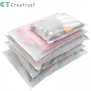 Veleprodajni popust od kineskog proizvođača PE materijala, plastične vrećice s patentnim zatvaračem za odjeću, polietilenske vrećice