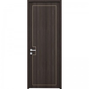 Binne-hout-saamgestelde deur met outomatiese sealer aan die onderkant