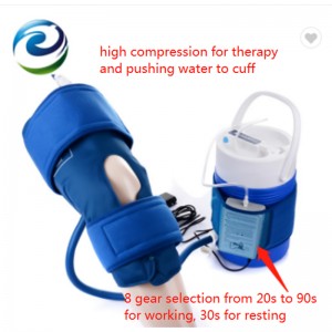 Cold compression therapy system Equipment rehabilitation with hand