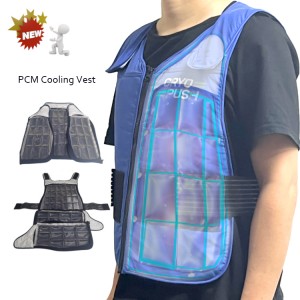 China Factory Benotzerdefinéiert OEM Temperatur PCM Cooling Vest