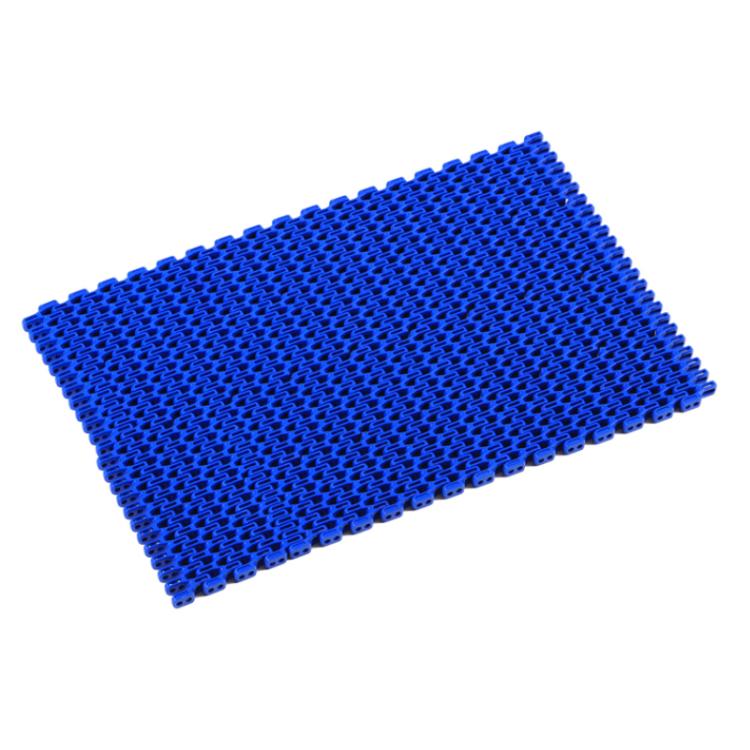 7100 flush grid turnable plastic modular conveyor belt