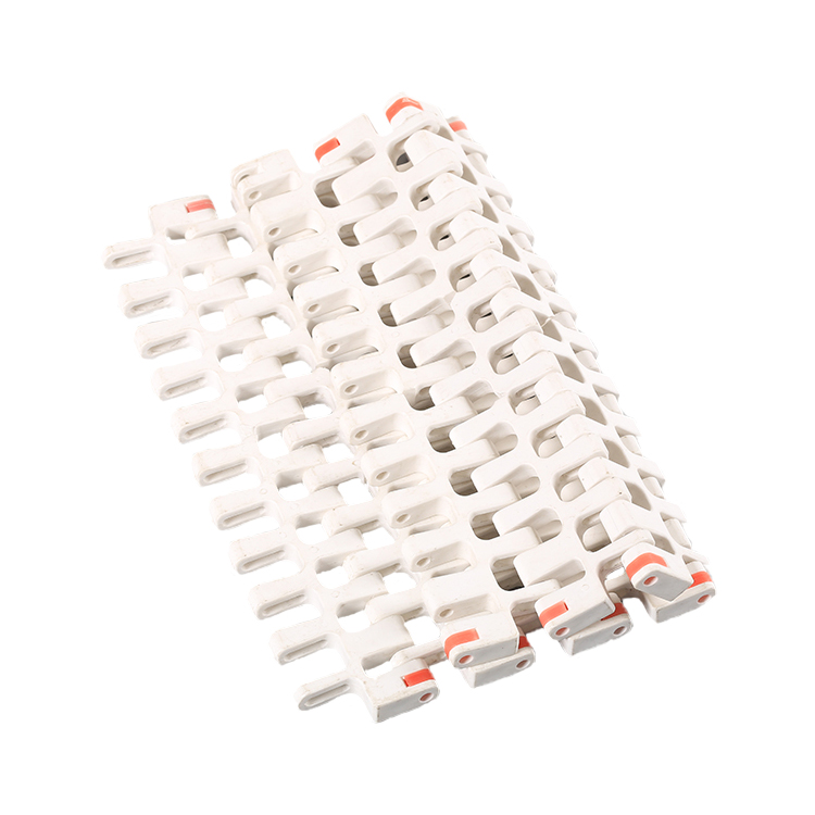 300 Radius Flush Grid Bandă transportoare modulară din plastic