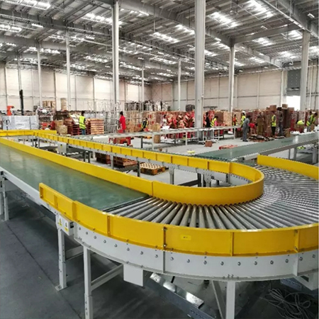 Mefuta ea Warehouse Automation-Logistics Sorting Conveyor Line