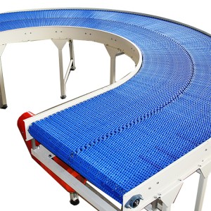 Modular Belt Conveyor / Curve Plastic Belt Conveyor