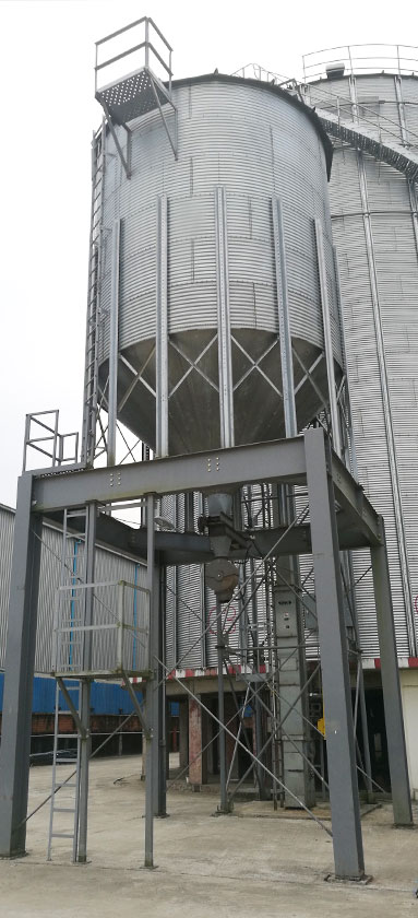 Myanmar 20000 ton wheat storage and delivering system project