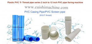CS63-200mm máquina de ranhurar tubos de PVC