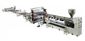 PE PP ABS PMMA sheet production line