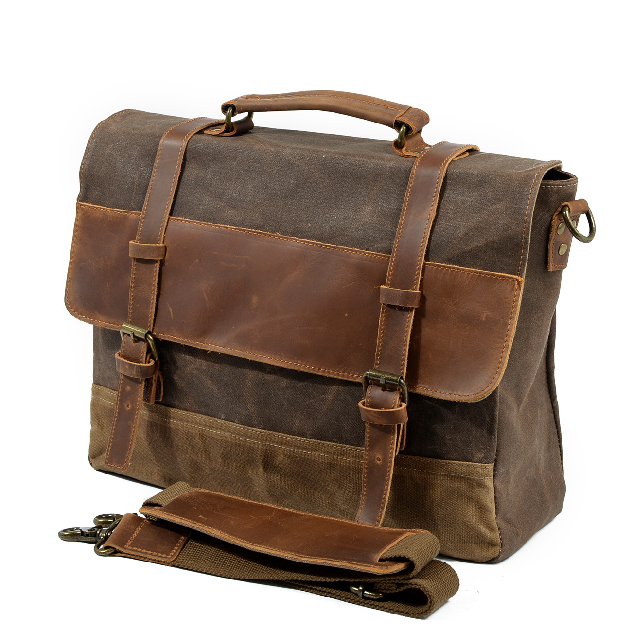 Masová klasická kožená obchodná taška a kontaktný e-mail vývozcu
