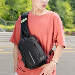 Kutsatsa kwa Eco-Friendly Anti Theft Sling Bag Backpack & Supplier Info