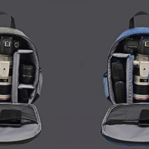 Farebný batoh na fotoaparát a objektív – FEIMA BAG