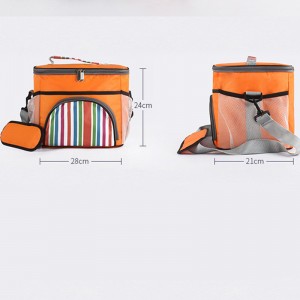 Promo Colorful Cooler Bag Lunch Bag Pêşkêşiya