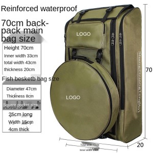 Індивідуальний рюкзак для риболовлі з логотипом. Сумка для риболовлі та борг