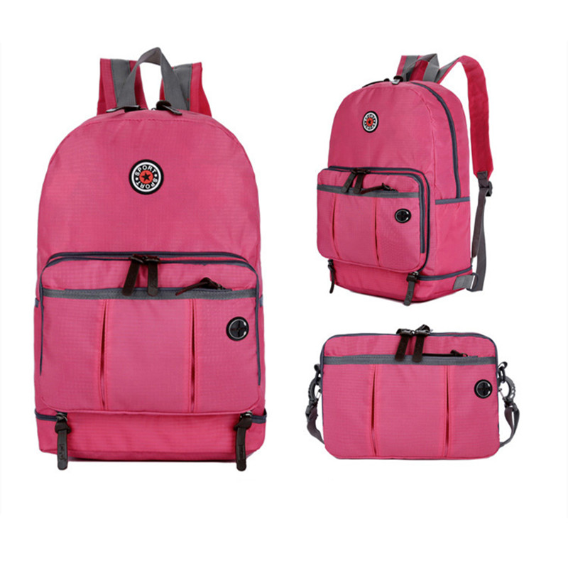 I-Preminum i-Cute Foldable Backpack kunye noMsebenzi