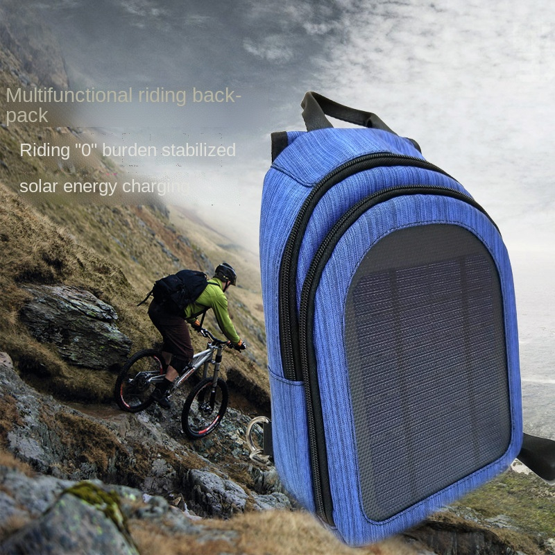 Новий екологічно чистий сонячний рюкзак для відпочинку на природі з даними виробника
