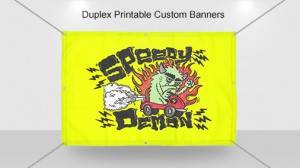 Duplex Printable Custom Banners