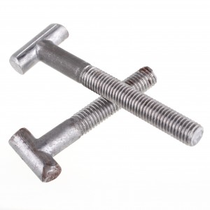 T Bolts stainless steel square head bolt m6