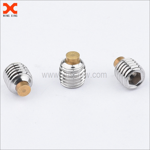 Stainless hlau qhov (socket) soft tip set screws manufacturers