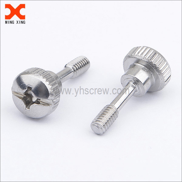 Cross recessed slotted stainless steel abaga screws