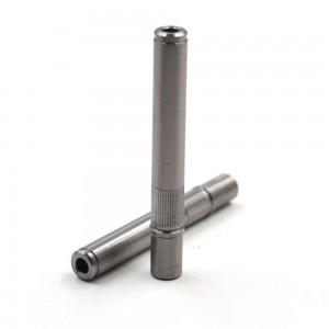 304 Stainless vy afovoany knurled dowel Pin