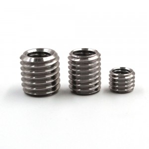Nahiangay nga Stainless Steel Self-Tapping Threaded Insert Nut