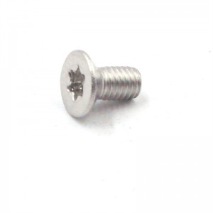 M2 ntsia hlau torx countersunk stainless hlau screws