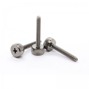 Bolt stainless steel knurled knob knob screws