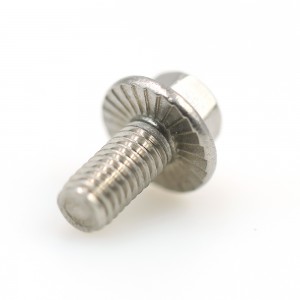 serrated flange bolts carbon steel fastener