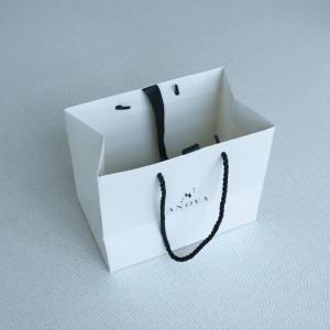 Anpassad LOGO-utskrift bärbar väska för shoppinghandtag
