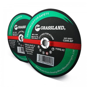 Grassland Abrasive 230mm 9 Inch Metal Steel Grinding Discs