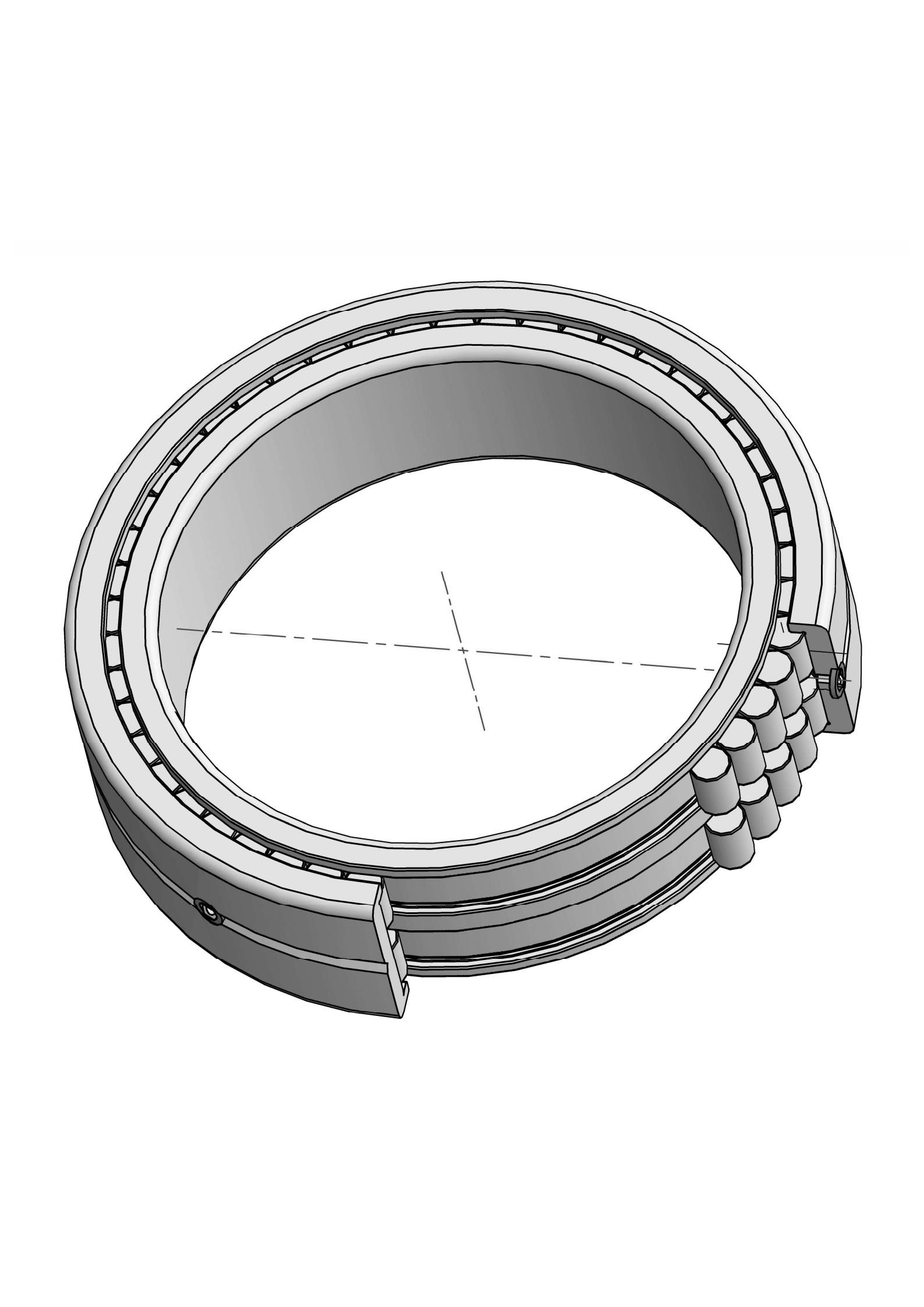 SL014926 Methalo e 'meli e tlatsanang ka li-cylindrical roller bearings