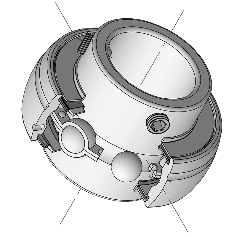 Rodamentos de inserción UC206 con diámetro de 30 mm