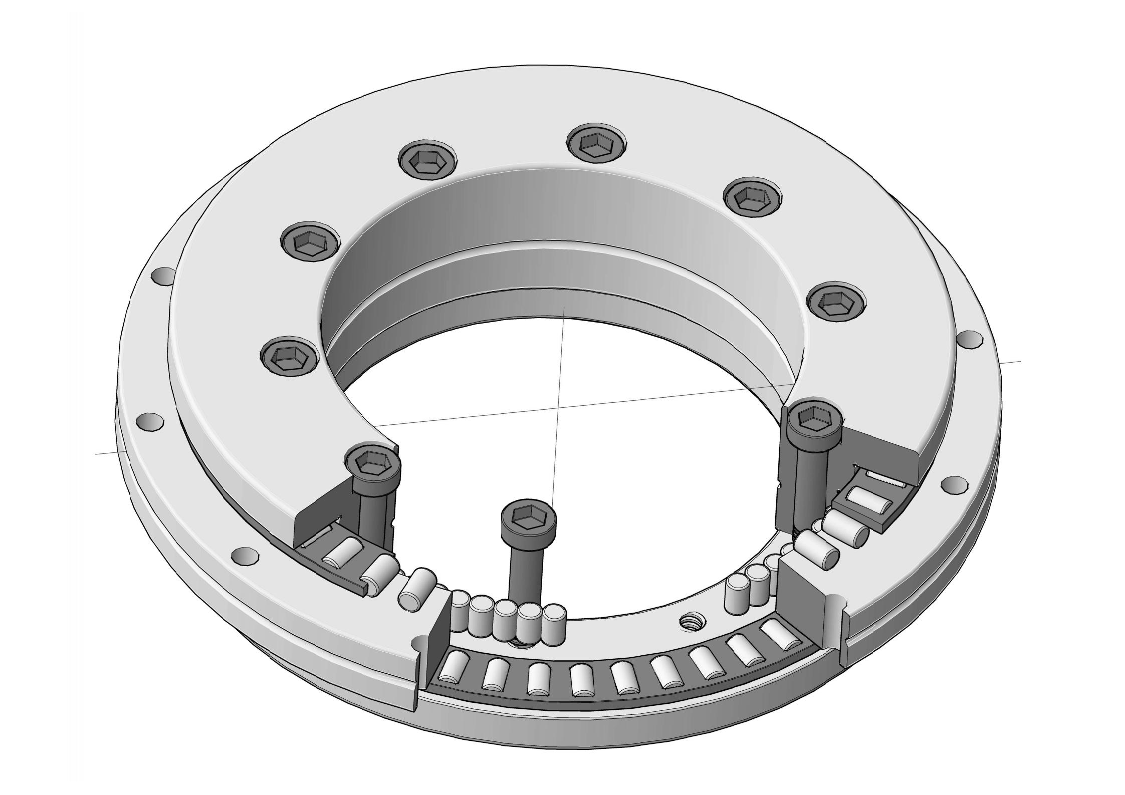 YRT 100 ከፍተኛ ትክክለኛነት Rotary table bearing