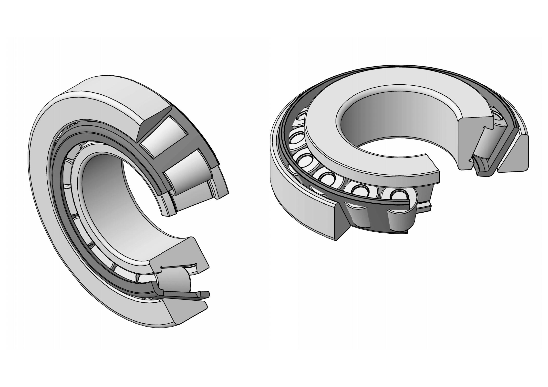 3980/3925 လက်မ စီးရီး Tapered roller bearings