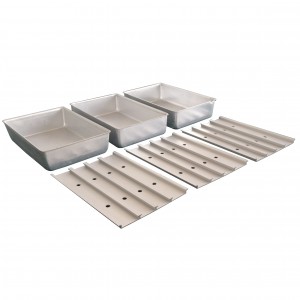 Wholesale Dealers of Aluminum Job Box - Freezing tray plate contact freezer use freezing pan Frozen Squid Seafood Food Aluminum Tray – YSXF