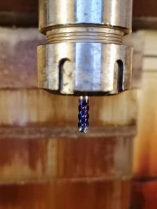 HRC65 blue nano coating Tungsten Carbide Corner Radius End Mills Metal Working cutting tools