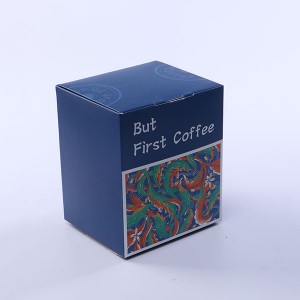 कॉफीसाठी सानुकूलित प्रिंटिंग कार्डबोर्ड बॉक्स