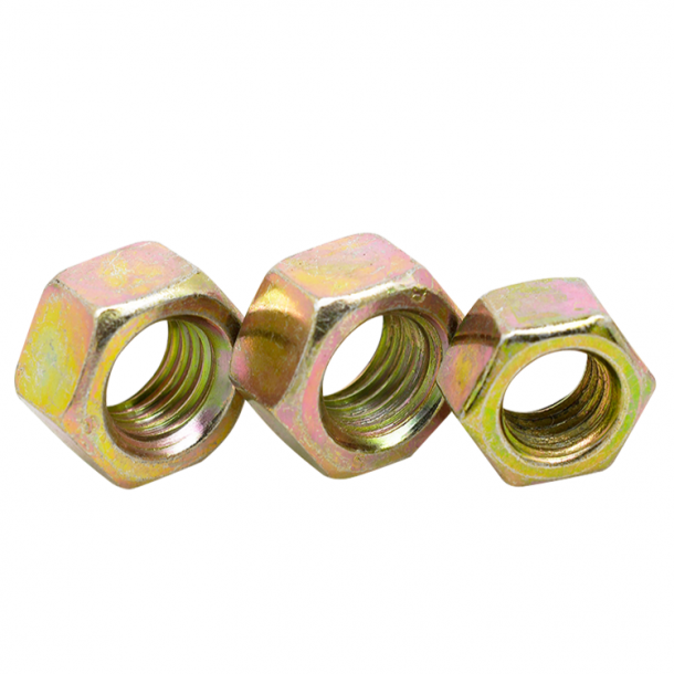 Dath sinc buidhe Galvanized Plated DIN934 Hex Nut