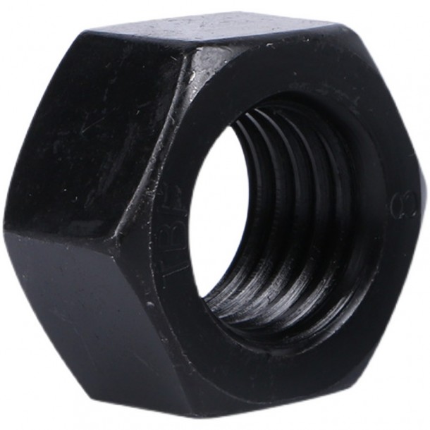 Černý zinkový černý oxid DIN934 šestihranná matice