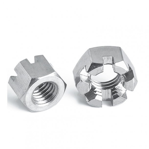 iStainless Steel A2 70 A4 80 Din935 Hex Slotted And Castle Nuts