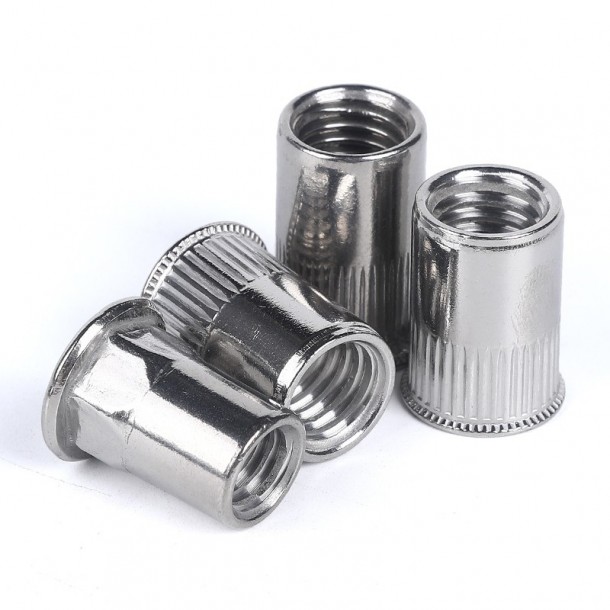 Stainless vy DIN7340 Knurled Jamba Riveting Rivet