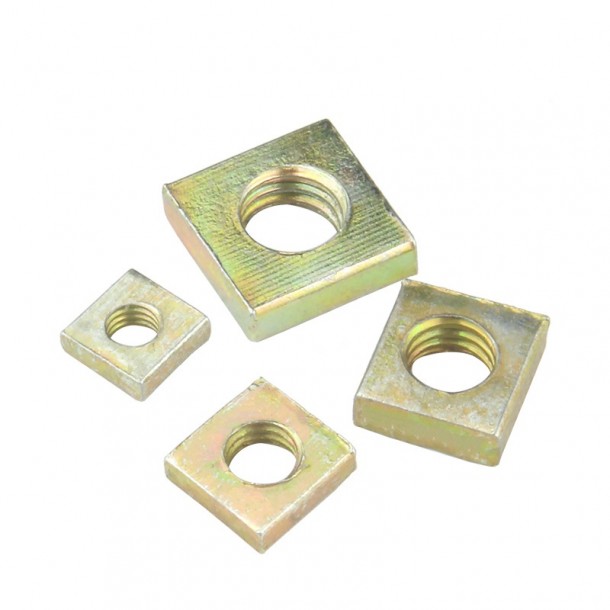 Agba Galvanized Yellow Zinc Plated DIN577 Square Nut