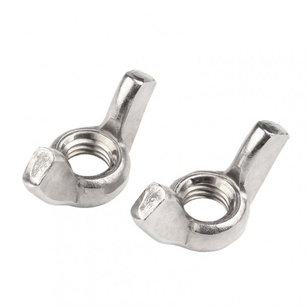 Stainless Steel SS201 SS304 SS316 SS316L DIN315 Triangle Butterfly Wing Nut