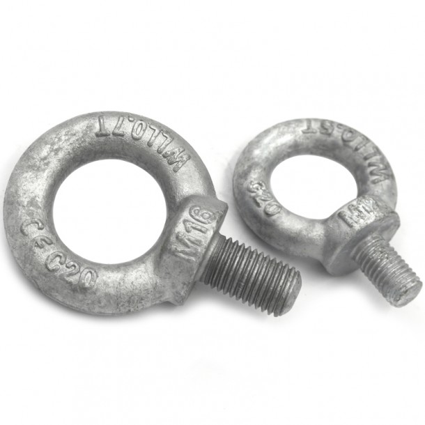 Hot Dip Galvanized HDG DIN580 Triangle Ring Lifting Hook Eye Bolts