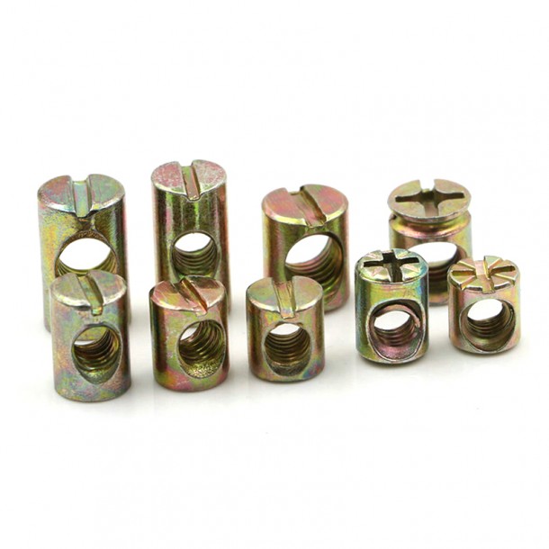 Cross Dowels Slotted Pipa Nuts