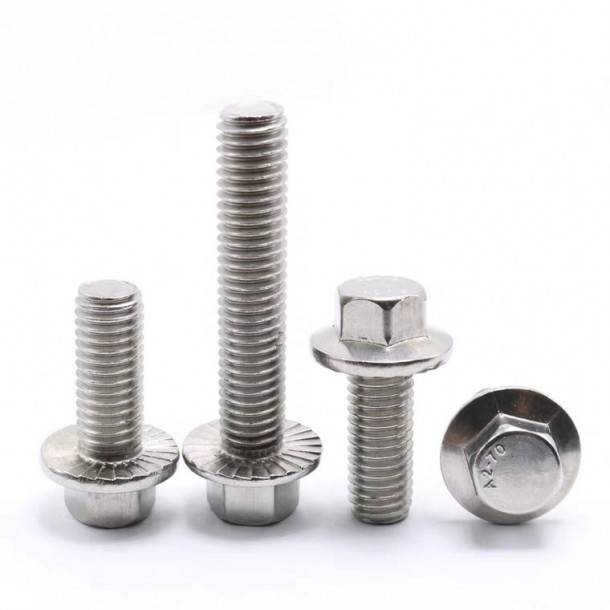 Stainless Steel Hex Flange musoro Bolt DIN 6921