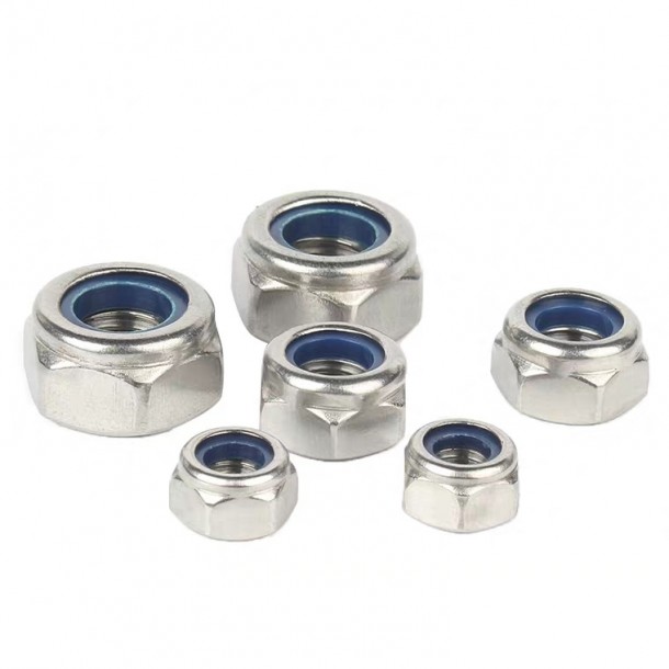 I-Stainless Steel Nylock Nut DIN 985